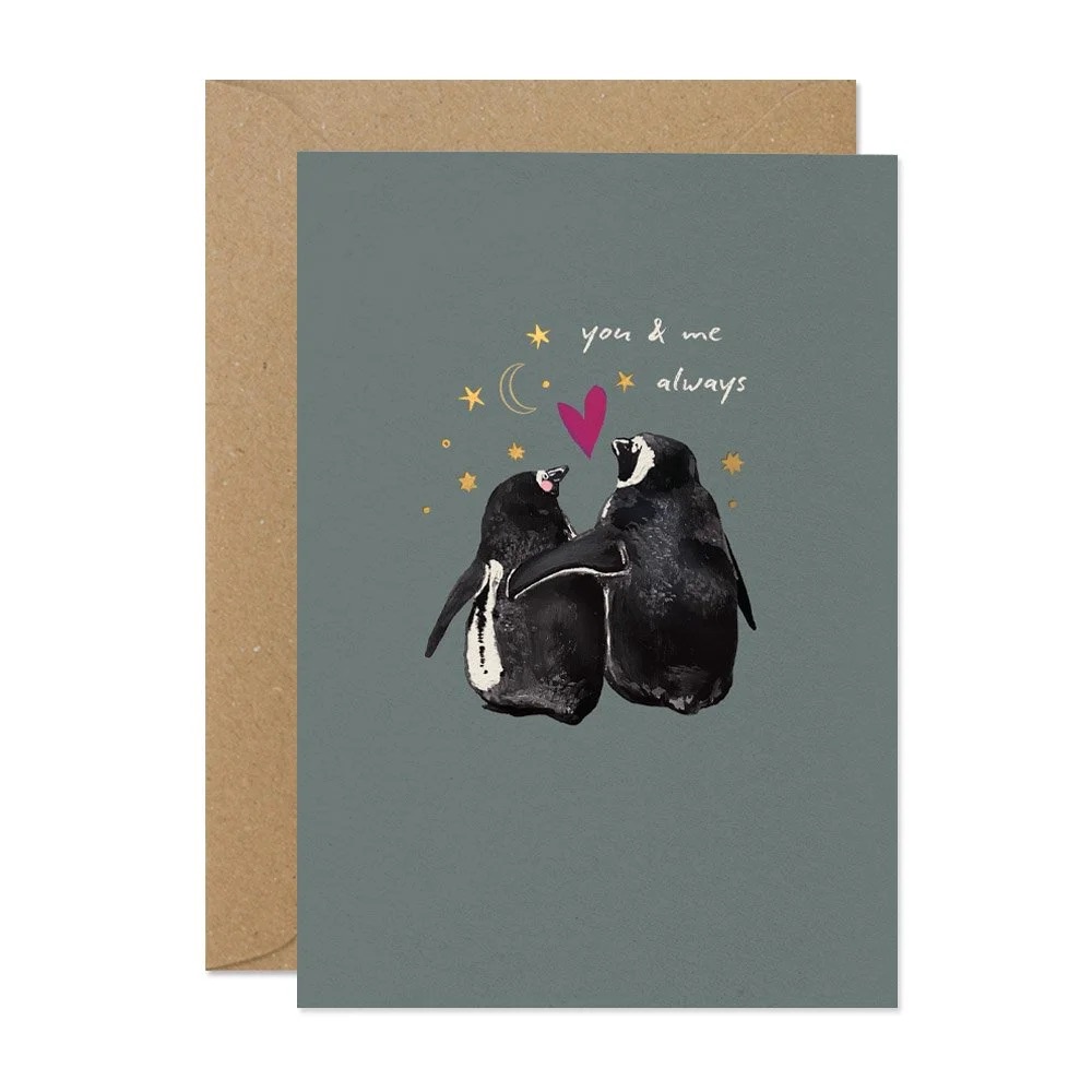You & Me Always Penguin Card You & Me Always Penguin Card