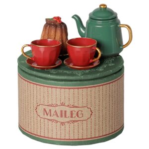 Christmas tea party, Mouse Red/Green