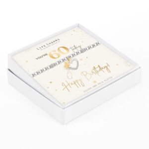 Life Charms Happy 60th Birthday bracelet
