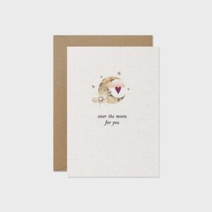Over The Moon Mini Card