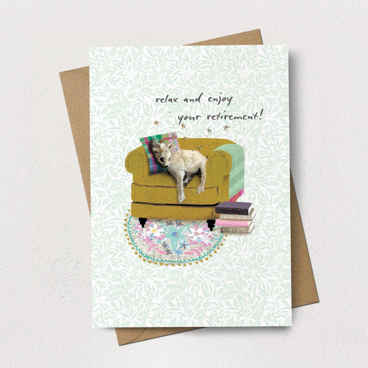 Retirement Dog Chair Card Retirement Dog Chair Card