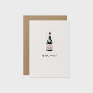 Sip Sip Hooray Mini Card