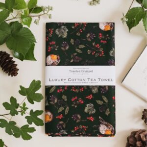 Hedgerow (Green) Tea Towel IMG 1288.jpeg