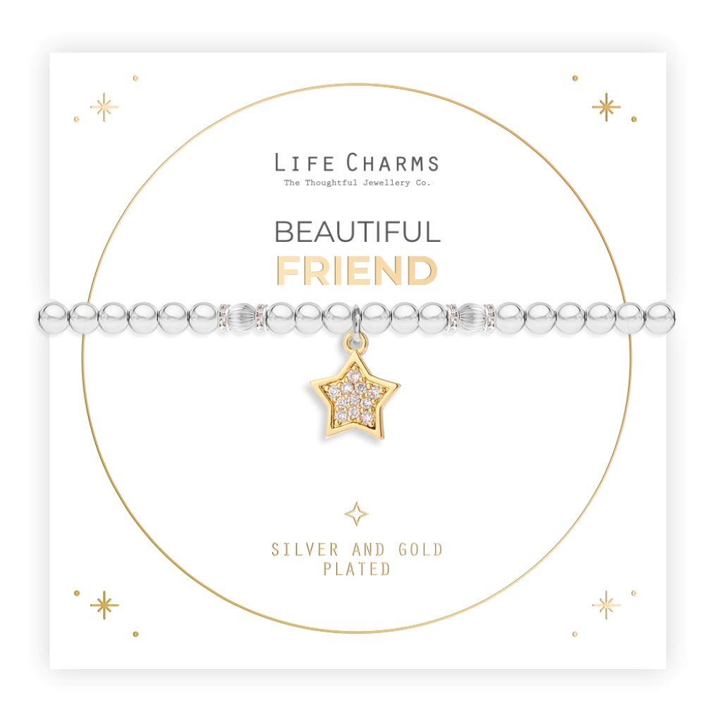 Friend Silver and gold charm bracelet with Christmas sleeve 2 IMG 1342.jpeg