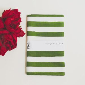 Forest Green (Stripes) Tea Towel Forest Green (Stripes) Tea Towel