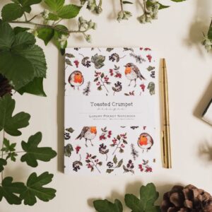 Hedgerow Robin (Pure) A6 Lined Pocket Notebook