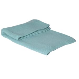 Aqua Knitted Throw Aqua Knitted Throw