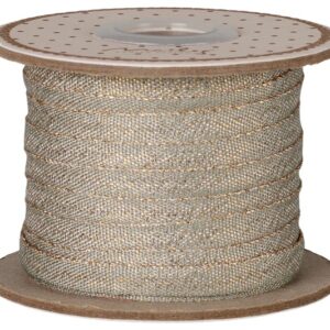 Maileg Ribbon, W: 6 mm x L: 25 m – Mint/Gold Maileg Ribbon, W: 6 mm x L: 25 m Mint/Gold