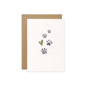 Pawprints Mini Card Pawprints Mini Card