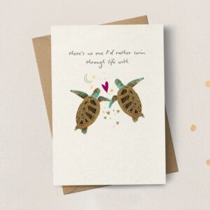 Turtles Swim Through Life Card Turtles Swim Through Life Card