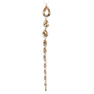 Gold Pearl Cut Hanging Gem Decoration Gold Pearl Cut Hanging Gem Decoration