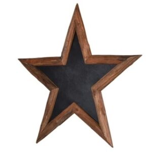 Wooden Star Chalkboard Wooden Star Chalkboard