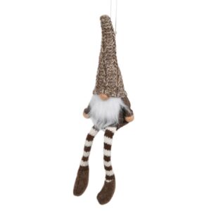 Brown and White Long Leg Santa Brown and White Long Leg Santa