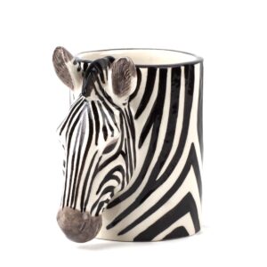 Quail Ceramic Zebra Pencil Pot Quail Ceramic Zebra Pencil Pot