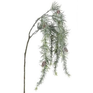 Hanging Pine Spray with Ice Hanging Pine Spray with Ice