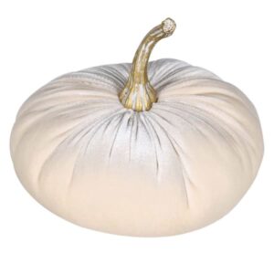 Large Ivory Pumpkin Decoration Large Ivory Pumpkin Decoration