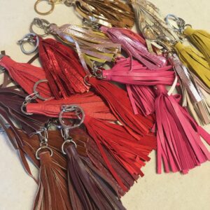 Leather Detachable Tassel Keyring
