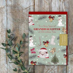 Special Granddaughter Mini Christmas Card