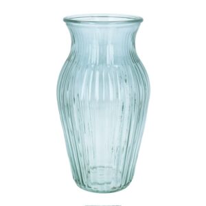 Blue Glass Classic Vase, Lrg Blue Glass Classic Vase, Lrg