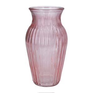 Dusky Pink Glass Classic Vase, Lrg Dusky Pink Glass Classic Vase, Lrg