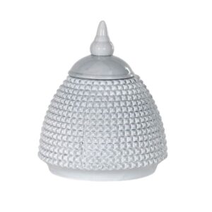 Grey Domed Bobble Jar Grey Domed Bobble Jar