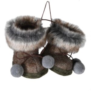 Faux Fur Brown Boots Faux Fur Brown Boots