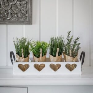 White 4 Heart Trug White 4 Heart Trug