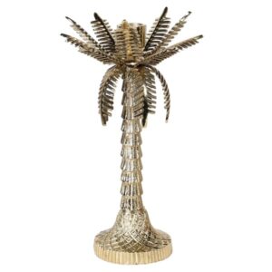 Gold Palm Tree Candlestick Gold Palm Tree Candlestick